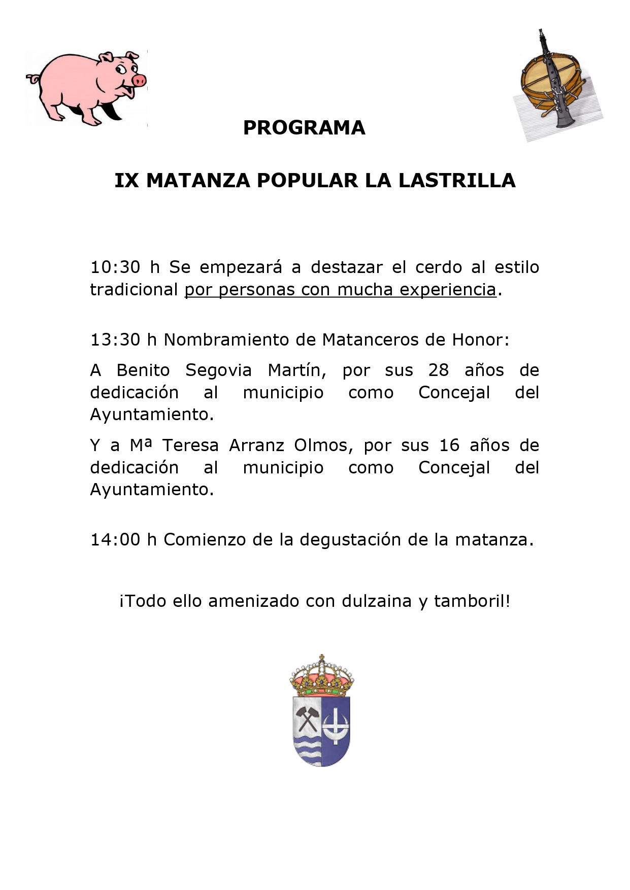 PROGRAMA MATANZA 2019